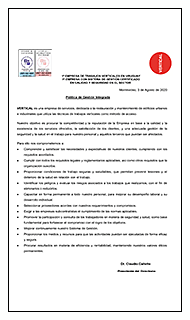 Política Integrada del Sistema de Gestión